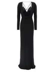 [Elisabetta Franchi] Elisabetta Franchi-Red Carpet Abiti Nero-Donna 42IT