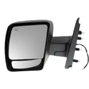 Mirror For 2012-2021 Nissan NV1500 with Blind Spot Textured Black Driver Side