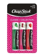 ChapStick Classic Original Lip Balm Tubes - 0.15 Oz (Pack of 3) New