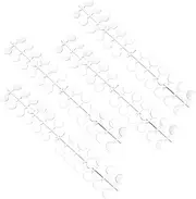 Beavorty Nail Tips Chart Sets Round Display Plate Manicure Colors for Salon Use