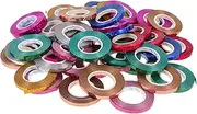 Yardenfun 48 Rolls Metallic Curling Ribbon for Balloon String Present Wrapping and Party Decorations Each Vibrant Colors for Weddings Birthdays and DIY Crafts