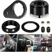 Bonbo 5th Gear Lock Nut Retainer Kit & 1/2" Drive Mainshaft 5th Gear Nut Wrench Suitable for 1994-2004 Dodge Cummins NV4500 Transmission (8-Pack)