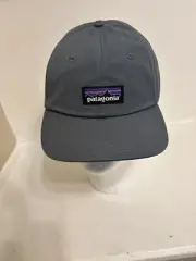 Patagonia P-6 Label Logo Trad Cap Baseball Hat Unisex Plume Grey One Size 38296