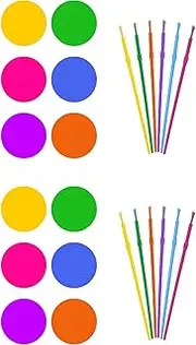 2 x edible PYO Cookie PAINT Palettes - Individually packaged WITH brushes PAINT YOUR OWN circles