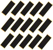 Totority Adhesive Foam Tapes for Fingerboards 15pcs Black Grip Tape for Sturdy and Skin-Friendly