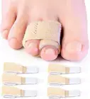 Mcvcoyh Broken Toe Wraps 6 Pack Cushioned Bandages Hammer Toe Separator Splin...
