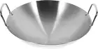 Stainless Steel Wok Forever Pans Steel Deep Frying Pan Big Wok Pan Electric Wok