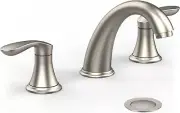 Bathroom Sink Faucet, Faucet for Bathroom Sink, Widespread Brushed Nickel