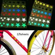 Reflective Stickers MTB Bicycle Reflector Decal Accessories Frame Wheel Sticker