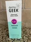 Derma Geek Smoothing Facial Serum, BNIB 1.3 oz 0.3% retinoid