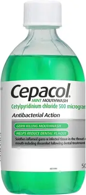 Cepacol Antibacterial Mint Mouthwash 500 Ml