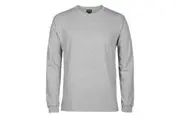 JBs Mens Plain Basic Long Sleeve T-shirt 1LS - 13% Marle