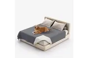 Vibe Geeks Waterproof Dog Bed Cover and Pet Blanket for Furniture, Bed, Couch, and Sofa-gery
