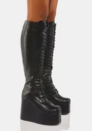 [Lamoda] Don't Fold Platform Wedge Boots