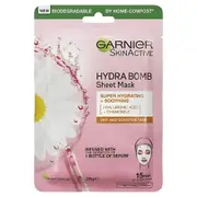 Garnier Skin Active Hydra Bomb Hyaluronic Acid Chamomile Soothing Sheet Mask