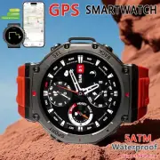 New Fashion GPS Smart Watch 1.43 Inch AMOLED Display Compass Altimeter Barometri