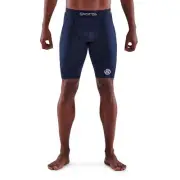 SALE | Skins Series-1 Mens Compression Half Tights (Navy)