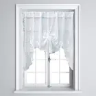 1 Panel Tulle Curtain Exquisite Create Atmosphere Door Window Embroidered Sheer