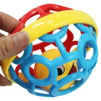 在飛比找樂天市場購物網優惠-嬰兒軟膠健身球 叮噹手抓球 直徑14cm/一個入(促99) 