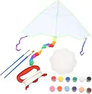 NAMOARLY Easy to Fly Kite Set for Boys and Girls Ages 4-8 DIY Kite Material Kit Interactive Outdoor Toy Boys and Girls