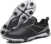 EHQZN Men's Professional Golf Shoes Golf Walking Shoes Waterproof Golf Shoes Comfortable Breathable Golf Shoes Golf Sports Shoes