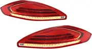 LED Taillights Upgrade 2022 Turn Signal Rear Tail Lights Plug and Play Dynamic Flowing DRL,Compatible with Porsche Panamera 970.2 2014-2016(Red)