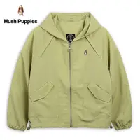 在飛比找Yahoo奇摩購物中心優惠-Hush Puppies 外套 女裝寬鬆涼感連帽薄外套