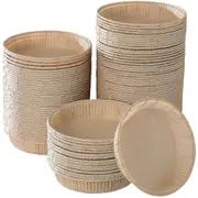 100 Pcs Mini Tart Pans For Baking Round Bottom Small Pie Pans Oven Microwave Safe Baking Cups
