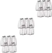 Happyyami 3sets Head Net Mesh Professional Mosquito Netting Portable Bug Netting Camping Hiking and Outdoor Suit 5pcs*3