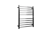 HOTWIRE Hotwire Heated Towel Rail - Square Bar (H900mmxW700mm) with Timer - Gun Metal