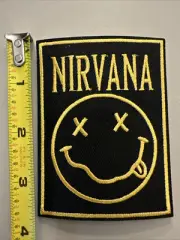 Nirvana (Embroidered Iron on patch) Punk/Rock/Metal/Music/Art