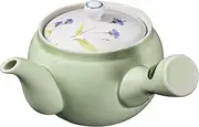 Omotenashi Japanese Imari Ware HANA HANA Pale Green Ceramic Teapot with Kiku Flower Design 460ml - Imari-Yaki Style Ceramic Made in Japan