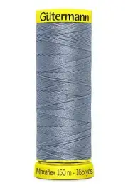 Gutermann Maraflex Elastic Thread 150m #64 STEEL BLUE GREY