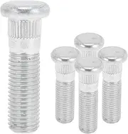 X AUTOHAUX 5 Pcs M12x1.5 Wheel Lug Stud for Acura CL 1998-1999/2001-2003 Front Rear Wheel Stud Bolt Set No.90113S84901 Alloy Steel Silver Tone