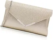 [Changyeah] Evening Clutch Bags,Formal Clutch Purses For Women Bridal Wedding Evening Handbags Clutches With Metallic,Ladies Sparkling Party Handbag Wedding Bag
