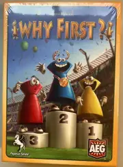 Why First? Simon Havard AEG Board Game - Brand New & Sealed! 2015 Pegasus Spiele