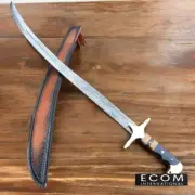 Handmade Scimitar Sword With Scabbard Arabic Sword Ottoman Sword Asian Shamshir.