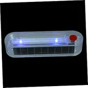 BELLIFFY Solar Strobe Warning Light Solar Powered Emergency Strobe Light for Vehicles Motorcycles and Electric Bikes Energy Efficient Weatherproof Design Eye Catching Flashing Alerts