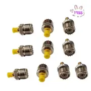 10Pack UHF Female SO239 Jack to SMA Female RF Coaxial Adapter Connector