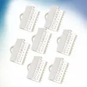 100 PCS Ribbon Findings Clamps Cord Ends Jewelry Making Cord Ends