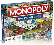Winning Moves High Wycombe Monopoly Board Game English Edition, Family Games for Ages 8 and up, Multicolor