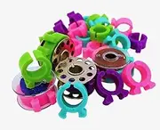 PeavyTailor Bobbin Holder 16Pcs Bobbin Clips Spool Huggers for Sewing Machines Thread Organizing. The Bobbin Clamps, peels Thread Huggers are Sewing kit Organizer to Avoid unwinding Thread Tails.