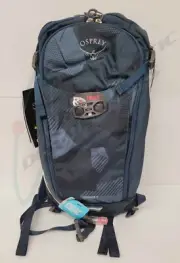 Osprey Siskin 8 Men's Bike Hydration Backpack, Slate Blue with LidLock 8 Liters