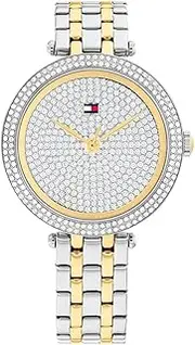 [Tommy Hilfiger] Women's Natalie Watch, SILVER/GOLD, 34MM