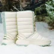 Kizik Women’s 6 Juno Boot White Pristine Fur Lined