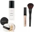 4 Items Make-up Setting Mist Translucent Powder Brush Crème Concealer Loose