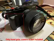 Handmade Black Wood Ebony Handgrip Handle Grip for Fujifilm X-E4 Fuji XE4 Camera