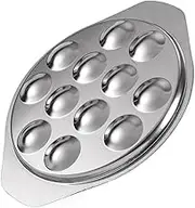Happyyami 1Pc Snail Plate with Versatile Cooking Dish for Seafood Appetizers and Cakes Resistant Design for Home and Restaurant Use