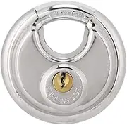 AKLOSIPY Stainl Steel Round Padlock Key for Se Outdoor Warehouse and Net Locking