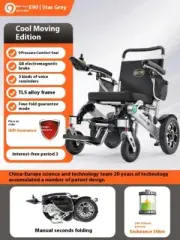 Electric Wheelchair - Ultra-Lightweight, One-Button Foldable